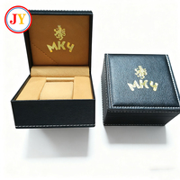 Boîtes à montres de luxe au design unique et spécial, en cuir PU de haute qualité, avec doublure en velours, personnalisation du logo doré, étuis pour montres-bracelets