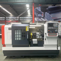 Tour à métaux CNC miniature à 2 axes de haute précision Ck6150 pour l'usinage des métaux, machine CNC à lit plat, tour CNC à métaux