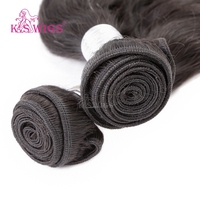 K.SWIGS Premium Natural Wave Indian Human Hair Bundles 24 Inch Double Drawn Virgin Remy Hair ujung rambut penuh dan tebal Aman untuk diwarnai