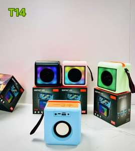 T14 Super Bass Portable Wireless Blue-Tooth <b>Speakers</b> RGB <b>LED</b> Colorful Light Active Stereo Woofer Hifi Music Mini <b>Speaker</b> - Product Image 4