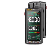 Multimètre numérique intelligent ANENG 683 682 681 à écran tactile haute résolution, 6000 points de mesure, testeur de tension AC/DC, voltmètre de courant, outils