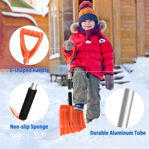 Nuova <span class=keywords><strong>Pala</strong></span> da Neve per Auto con Manico in Alluminio Dotata di <span class=keywords><strong>Pala</strong></span> in Plastica Adatta per Uso Esterno - Product Image 2