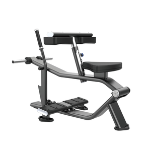 Machine d'extension des jambes en cuir de haute qualité, antidérapante, résistante à l'usure, à charge par plaques, pour soulevé de mollets assis, Life Plate L-8062 Haute Qualité L - Product Image 2