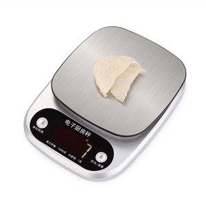 Balance de cuisine de précision en acier inoxydable, précision 0,1 g, capacité 5 kg, balance alimentaire numérique pour la pâtisserie, pour usage domestique - Product Image 2