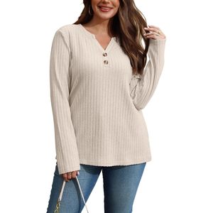 Womens Knitted Sweater Long Sleeve V <b>Neck</b> Button Top Casual Autumn Outfit Breathable Lightweight Cardigan - Product Image 5