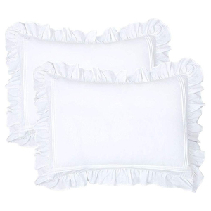 <span class=keywords><strong>Bianco</strong></span> Personalizzato Elegante Del Merletto Federe del Cuscino Casi Della Copertura - Product Image 1