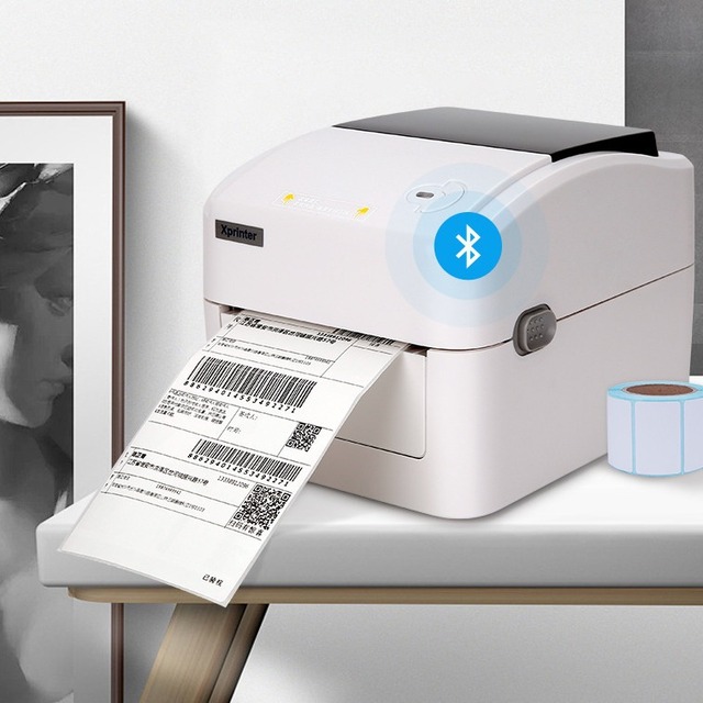 XP-420B Digital Thermal Label Barcode Express Printer with USB  LAN  WiFi Interface