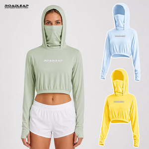 Chemises de pêche personnalisées à séchage rapide pour femmes, vêtements de protection solaire UPF 50 UV pour femmes, sweat à capuche de pêche, crop tops, vêtements de plage - Product Image 1