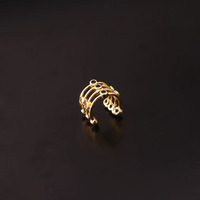 Nouveauté Manchette d'Oreille Bohème Arc-en-Ciel Serpent Cz Sans Perçage, Boucle d'Oreille Fausse Percing Hélix Cartilage Conch