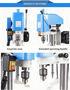 Taladro de Columna Industrial Pequeño para el Hogar, 16MM 750W, Precio de Fábrica, Mini Taladro de Banco de 10 Pulgadas B - Product Image 4