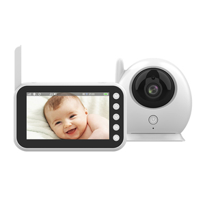 <span class=keywords><strong>Babyphone</strong></span> vidéo intelligent ABM100S 4,5 pouces avec caméra sans fil 2,4 GHz, 2 caméras, capteur de température et audio - Product Image 1