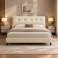 Lit moderne et confortable, haute durabilité, revêtement en cuir véritable, lit écologique pour hôtel et appartement