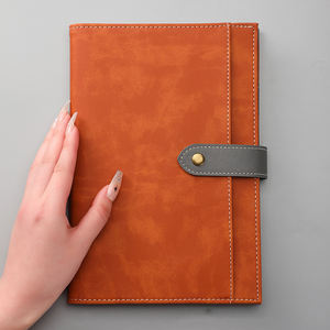 Cuaderno A5 creativo retro de alta calidad con hebilla <span class=keywords><strong>minimalista</strong></span> <span class=keywords><strong>Agenda</strong></span> de cubierta de Pu para negocios de oficina y escritura - Product Image 5