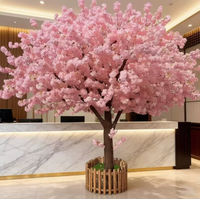 Arbres à fleurs de cerisier artificiels géants en PVC, branches réalistes, pour mariage, Noël, Nouvel An, intérieur et extérieur