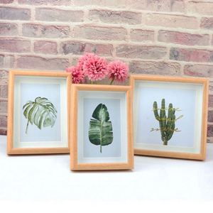 Hot Selling OEM ODM Custom Wholesale Classic <b>Plant</b> Pattern Multi-Functional Solid Wood Countertop Photo <b>Frame</b> - Product Image 3