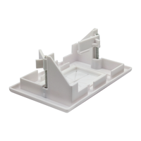 Grommet en silicone flexible, norme américaine, plaque murale 1 gang, entrée et passage de câbles, basse tension