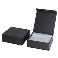 Boîte cadeau écologique personnalisée avec logo, impression couleur or, boîtes cadeaux rigides de luxe