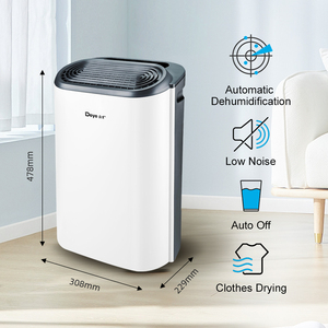 Deshumidificador con Compresor Aprobado por CB GS, DYD-Z12A 12L R290, Purificador de Aire Portátil Pequeño para el Hogar - Product Image 4