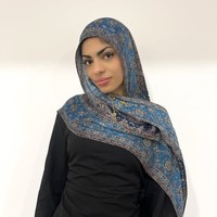 2026 YIDENG 40S Kain Modal Bermotif Dua Sisi Gaya Bohemian Floral/Dot Watercolor Marble Ramah Kulit Bernapas Empat Lapis
