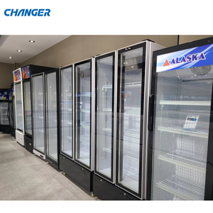 Hộ gia đình thương mại dọc tủ lạnh Showcase làm mát không khí làm mát không sương giá tán merchandiser - Product Image 5