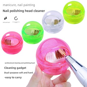 Nouvelle boîte de nettoyage détachable pour têtes de polissage d'ongles, avec fil en acier souple et dur, pour manucure - Product Image 1