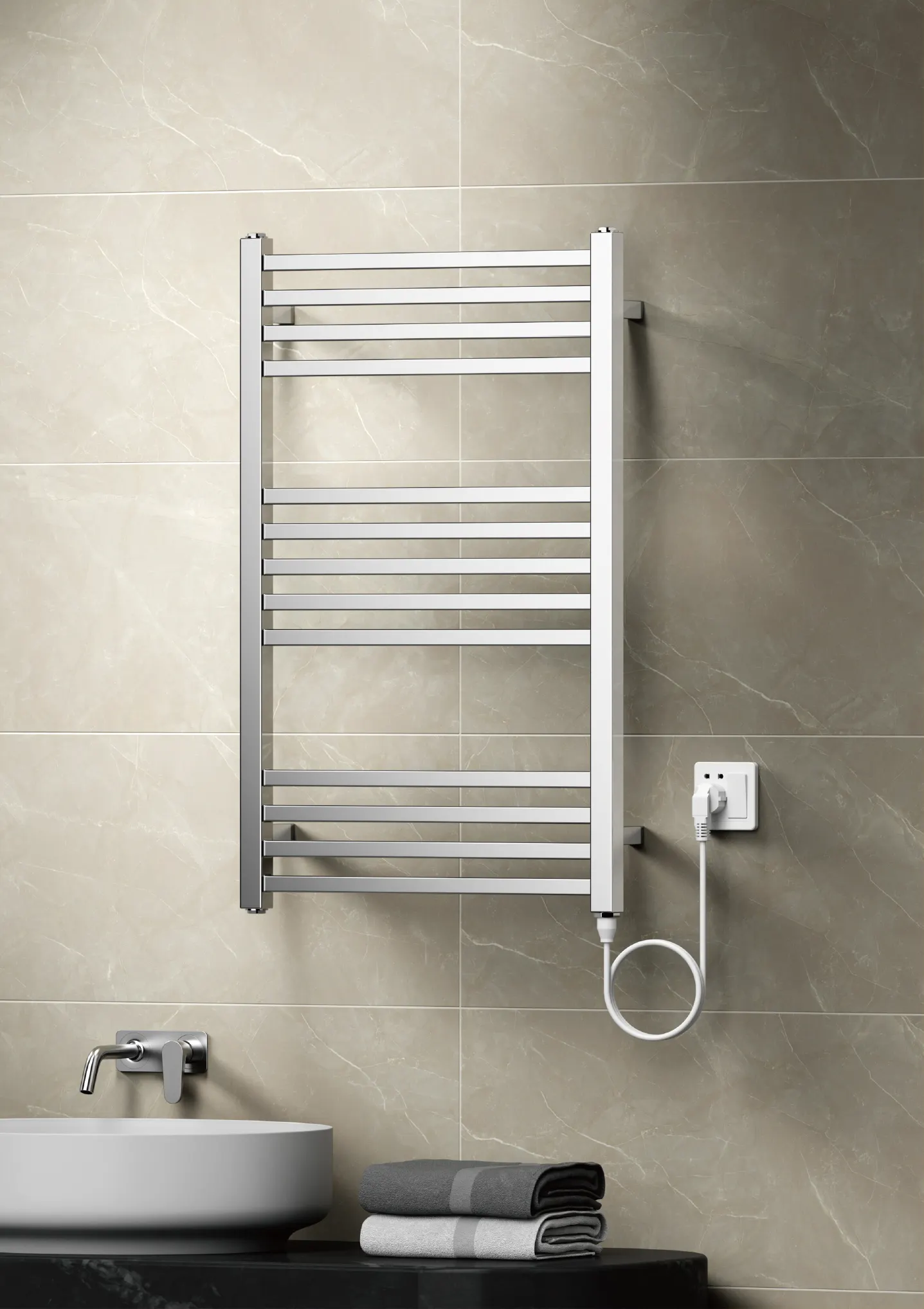 AVONFLOW aquecedor de parede para toalha de banheiro, radiador elétrico de toalhas com alta qualidade