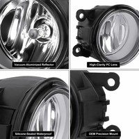 Universelle Auto-Nebelscheinwerfer-Einheit für Ford Focus, Peugeot, Citroen, Opel, Suzuki, Mitsubishi, Subaru, 12V Wasserdichte Leuchte
