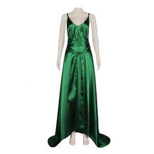 Disfraces de Halloween sexis de alta calidad, disfraz de película de expiación, vestido de Cosplay verde Cecilia para mujer - Product Image 5