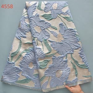 4558 High Quality Brocade Fabriccloths for Women Party Wear Material <strong>Nigeria</strong> Ladies <strong>Traditional</strong> Wedding <strong>Dresses</strong> for Asoebi - Product Image 1