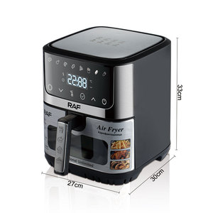 European Standard Cross-Border Air Fryer <b>Large</b> Capacity Multifunctional Digital Display Electric 1300W 7L No Smoke - Product Image 2
