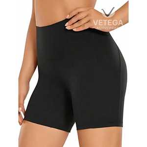 กางเกงโยคะเอวสูง Vetega สำหรับผู้หญิง แห้งเร็ว ระบายอากาศ ซับเหงื่อ ทรงหลวม มีกระเป๋า สีดำ 92% โพลีเอไมด์ 8% - Product Image 5