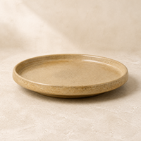 Assiette de table ronde en céramique émaillée en gros pour restaurant, hôtel et usage domestique