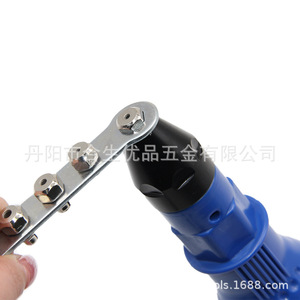 Juego de cabezales para remachadora Mr Drill para taladro eléctrico, adaptador de vástago recto de plástico, conector de herramientas, accesorios - Product Image 4