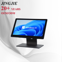 Terminal de point de vente tout-en-un OEM JJPOS de 15,6 pouces, écran tactile capacitif 10 points, Wi-Fi 6, Bluetooth 5.2
