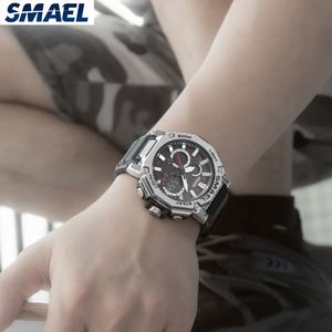 Reloj Deportivo Digital LED SMAEL 8047 para Hombre, Correa de Plástico, Resistente al Agua, Reloj de Cuarzo Digital de Moda para Hombre - Product Image 5