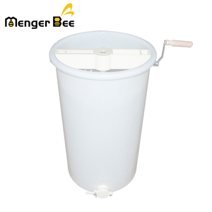 <b>Plastic</b> Manual Honey Extractor with Galvanized Inner <b>Basket</b> and 2 Frames High Efficiency Honey Processing Machine at Low Price - Product Image 3