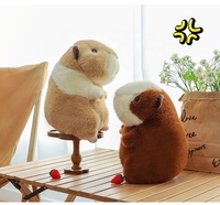 Bantal Boneka Guinea Pig Custom Angela Wholesale, Isi Kapas PP Super Lembut, Dicuci, Dilapisi UV, Mainan Penghilang Stres