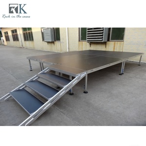เวทีกลางแจ้งประกอบง่าย เวทีอลูมิเนียมพร้อมพื้นผิวกันลื่นสำหรับขาย - Product Image 2