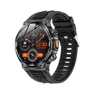 Men's Outdoor Sports Watch AK82 with 1.8'' HD Large Screen Flashlight 800mAh Long-Lasting Battery BT Calling Health Monitoring - Product Image 1