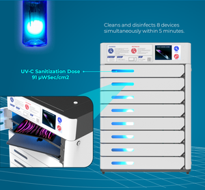 Y2Power VOX Ultra, Armario de Carga de 8 Compartimentos para Teléfonos, Tabletas <span class=keywords><strong>y</strong></span> Portátiles con Carga Rápida PD de 65W, Opcional con Sanitizador UVC - Product Image 2