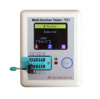 LCR-TC1 1.8 Inci Layar LCD TFT Multi-Meter Transistor Tester Diode Triode Resistor Pengukur Uji ESR LCR NPN PNP