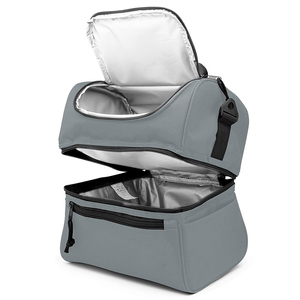 Boîte à <span class=keywords><strong>Lunch</strong></span> <span class=keywords><strong>isotherme</strong></span> à Double compartiment pour enfants, adultes <span class=keywords><strong>et</strong></span> enfants, contenant isolé au <span class=keywords><strong>froid</strong></span> ou au <span class=keywords><strong>chaud</strong></span>, 2 compartiments - Product Image 1