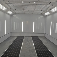 Four de peinture automobile YINGMA YM-QCKQF-0560, chauffage électrique 24 kW, 3 portes en aluminium, installation facile, homologué CE, cabine de peinture DIY