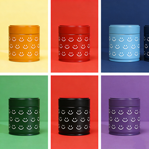 カスタム30g・<span class=keywords><strong>40g</strong></span>抹茶缶、印刷・エンボス加工スパイラルカバー付き、コーヒー・緑茶・スパイス・プロテインパウダー用バルク金属包装 - Product Image 2