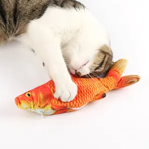ペットソフト電子魚の形猫のおもちゃ電気USB充電シミュレーション魚のおもちゃ面白い猫噛む遊び用品