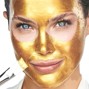 MELAO Maschera Peel-Off al <span class=keywords><strong>Collagene</strong></span> e Oro 24K Naturale e Biologica, Crema Viso Antirughe Idratante e Illuminante - Product Image 6