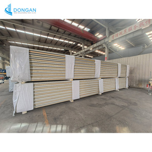 Cao <span class=keywords><strong>r</strong></span> Giá trị cách nhiệt 150 mét Pur/PIR PU Polyurethane bánh sandwich Panel cho tường và mái nhà - Product Image 1