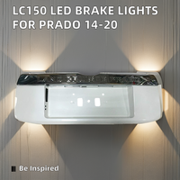 Système d'éclairage automatique LED pour plaque d'immatriculation arrière, lampe de plaque d'immatriculation Canbus pour Toyota Prado FJ150 2018 Nouveau Modèle