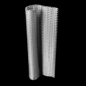 Cinta Transportadora Espiral de Acero Inoxidable de Grado Alimenticio, Cadena de Malla Balanceada Compuesta Simple para Transporte de Botellas de Alimentos, Flexible - Product Image 6