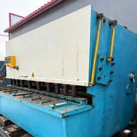 Cisaille à guillotine hydraulique d'occasion QC11Y 63200mm pour la découpe de tôles, fonctionnement manuel pour la cisaillement de plaques métalliques